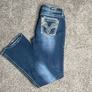 Vintage Vigoss classic fit distressed  slim boot cut jeans 30/32